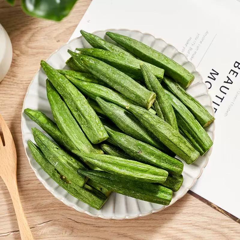 Vacuum Fried Okra