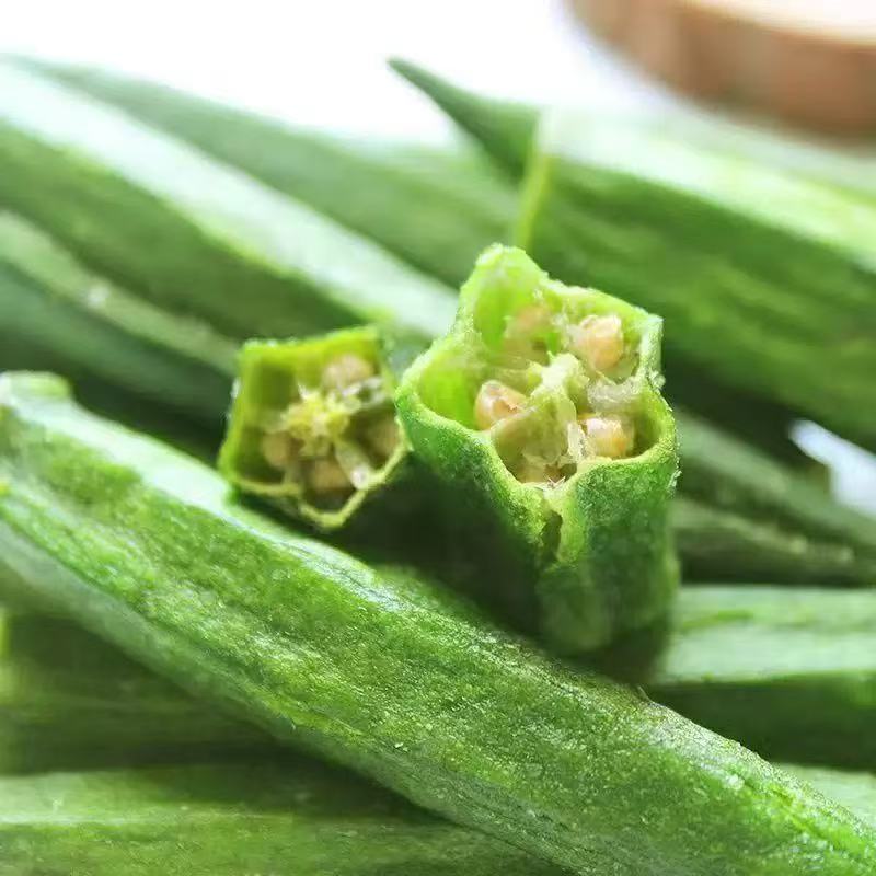 Vacuum Fried Okra